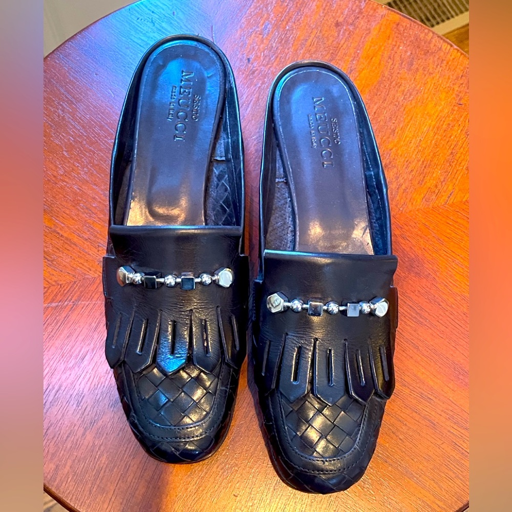 Black Sesto Meucci slides